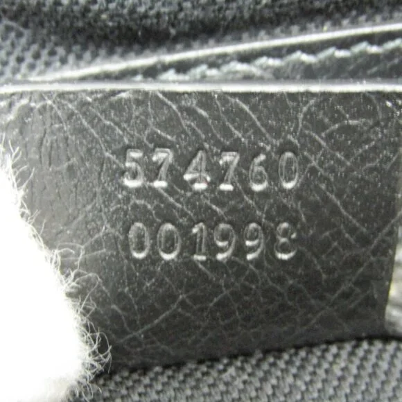 GUCCI Black Leather Messenger Shoulder Bag - Picture 13 of 14